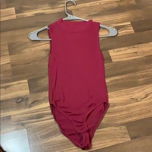 Cute Wine Colored Bodysuit✨